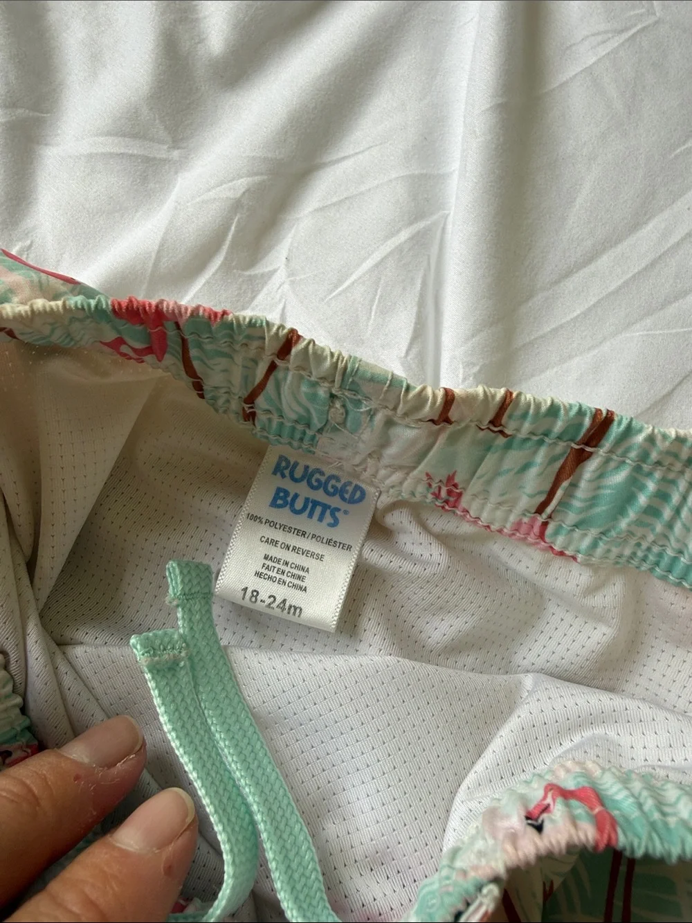 Boys Flamingo Swim Trunks UPF50 (18-24mo) 🦩